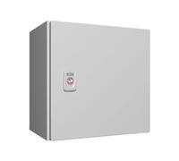 Rittal 1033000 AX 1033.000 - Armario de distribución (300 x 300 x 210 mm, chapa de acero, RAL 7035), color gris claro