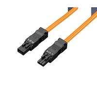 Rittal Conexión Fã ¼ r Rendimiento cableado 3 Pines 100 - 240 V Longitud 1000 mm UL