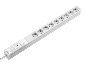 Rittal PDU De 9 Salidas Con Protección Contra Sobretensiones Y Filtro EMI (Enchufe Europeo) - 7240330