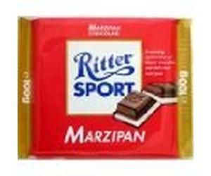 Ritter Deporte Mazapán 100g De Chocolate Negro