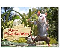 Ritter Mauseherz (Wandkalender 2026 DIN A2 quer), CALVENDO Monatskalender: Die Märchenwelt von Ritter Mauseherz führt sie in eine verträumte Welt, in der jeder, der mag noch Kind sein darf.