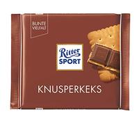 Ritter Sport - Galletas crujientes de chocolate (5 tabletas de 100 g)