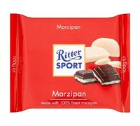 Ritter Sport Plain Chocolate with Marzipan Filling 100g by Ritter
