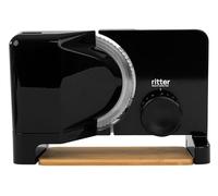 ritter varido 5 Cortafiambres eléctrico multiusos de metal con motor ECO, Made in Germany, negro
