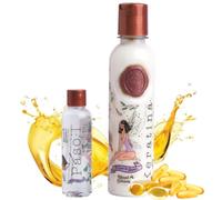 RITUAL BOTANICO Keratina Organica 250 ML - 12 Aceites Naturales y Aminoácidos que aportan brillo, sedosidad y nutrición. Keratina para alisar el pelo entre 4-6 meses. Con Argán, Té Verde, Karité,