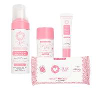 Ritual íntimo perfumado con almizcle y flor de sakura: desodorante, gel, espuma y toallitas