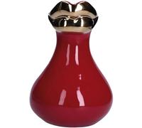 rituali domestici Jarrón Boca Rojo y Oro en Stoneware Piéname