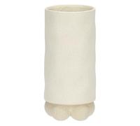 rituali domestici - Jarrón Deco Alto Inequilibrio de cerámica, 13 x 13 cm, Profundidad 28,4 cm, colección Inequilibrio