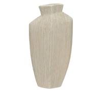 rituali domestici - Jarrón Deco Oblicuo de gres, 15,5 x 9,5 cm, Profundidad 31 cm, colección cáñamo