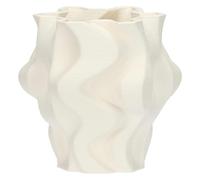 rituali domestici - Jarrón Deco Origami M de cerámica, 23,5 x 23,5 cm, Profundidad 20,5 cm, colección Trama