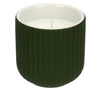 rituali domestici - Vela verde S de cerámica, 7,5 x 7,5 cm, profundidad 7,5 cm, colección Sofficeluce