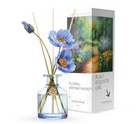 Rituals Ambientador Hogar, Ambientador Rituals, Ambientador Baño, Aroma a Bergamota, Rosa y Cedro, con Flores Eternas y Varillas Ambientador, Adecuado para Sala de Estar, Estudio, Decoración de Baño