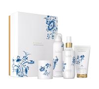 Rituals Amsterdam Collection Set de regalo L, tulipán holandés y yuzu, 4 piezas con gel de ducha, crema corporal, vela y perfume para el hogar, diseño azul Delft