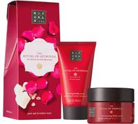 RITUALS Ayurveda Pink Salt Indian Rose Scrub 125g & Body Cream 70ml Mini Set de regalo