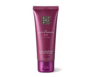 Rituals Bálsamo para manos The Ritual of Yozakura Recovery de arroz negro y cereza Yoshino, 70 ml, apto para microbiomas