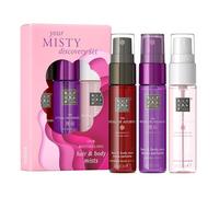 Rituals Misty Discovery - Set de 3 botes de 20 ml para cabello y cuerpo, sin alcohol, Ayurveda, Yozakura y Sakura