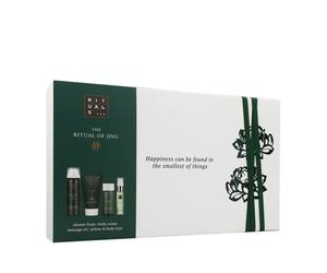 Rituals The Ritual of Jing set de regalo gel de ducha 50 ml + crema corporal 70 ml + aceite de masaje 50 ml + bruma corporal y para almohada