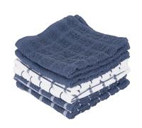 Ritz 100% algodón de Rizo, Juego de paños de Cocina Altamente absorbentes, 12 x 12 Pulgadas, Paquete de 6, Azul Federal