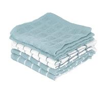 Ritz 82466 Cotton Juego de paños de Cocina 100% algodón de Rizo, Muy Absorbente, 30,5 x 30,5 cm, 6 Unidades, Color Rojo, 100, Rocío