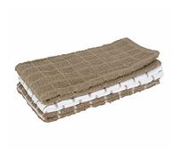 Ritz EMW6131908, algodón, marrón Moca, Paquete de 3 Toallas de Cocina
