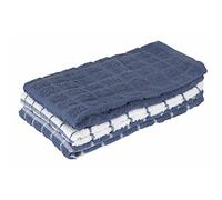 Ritz Toallas de Cocina de Rizo 100% algodón, Altamente absorbentes, 25 x 15 Pulgadas, Color Azul Federal, Paquete de 3 Unidades de 25 x 15 Pulgadas