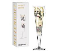Ritzenhoff 1071019 Copa de champán 200 ml - Serie Goldnacht No. 19 - Noble pieza de diseño con oro auténtico - Fabricado en Alemania