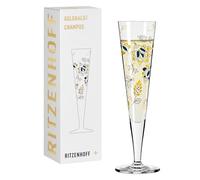 RITZENHOFF 1071044 Copa de champán 200 ml - Serie Goldnacht n.º 44 - Pieza de diseño con oro auténtico - Fabricado en Alemania