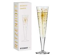 Ritzenhoff 1078268 Copa de champán 200 ml - Serie Goldnacht No. 5 - Noble pieza de diseño con oro auténtico - Made in Germany