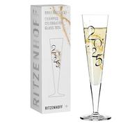RITZENHOFF 1079015 Copa de champán de 200 ml - Serie Brillantnacht - Celebration Glass 2025 con oro auténtico - Fabricado en Alemania