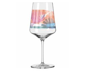 Ritzenhoff 2841010 Vaso de aperitivo 500 ml - Serie Sommerrausch nº 10 con colorido motivo de acuarela - Made in Germany