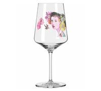 Ritzenhoff 2931007 Vaso aperitivo 500 ml - Serie Sommertau - Motivo nº 7 con NIxe y flores - Made in Germany