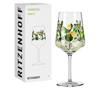 Ritzenhoff 2931016 Copa Hugo 500 ml - Copa de aperitivo - Serie rocío de verano - Motivo 16 con orquídea de colores - Made in Germany