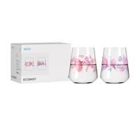 RITZENHOFF 3462004 - Juego de 2 vasos universales (500 ml, diseño de flores, fabricado en Alemania)