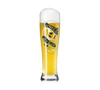 RITZENHOFF 3481016 - Juego de 2 vasos de cerveza de trigo (500 ml, 2 unidades, con motivos de animales salvajes, fabricado en Alemania)