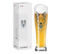 RITZENHOFF 3481920 - Vaso de cerveza (600 ml), diseño de lobo