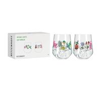 RITZENHOFF Set de 2 vasos de Gin BOTANIC LIGHTS #9 #10 Olaf Hajek 2024 multicolor