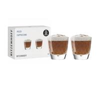 RITZENHOFF 3992002 - Vaso para capuchino (200 ml, 2 unidades, con estructura fina, para café, cacao, leche), fabricado en Alemania