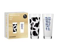 Ritzenhoff 6131001 Vaso de leche 300 ml - Colección Series Jubilee - 2 piezas - Sieger-Design 2022 - Made in Germany