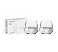 RITZENHOFF 8000001 - Juego de vasos de agua (400 ml, 2 unidades, con estructura en relieve, fabricado en Alemania)
