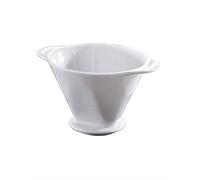 Ritzenhoff & Breker 038989 Porcelana Filtro de café Rio, Color Blanco, para el filtros de tamaño 4 Filtro de café, Porcelana, 14,5 x 14,5 x 11 cm