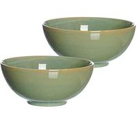 Ritzenhoff & Breker Buddha-Bowls Puebla - Juego de cuencos (2 unidades, 950 ml, cerámica), color verde
