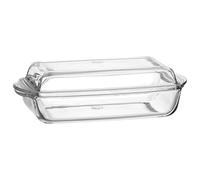 Ritzenhoff & Breker Cucina 136258 - Fuente para horno con tapa de cristal, 35 x 20 x 9 cm, 2,8 litros, rectangular, transparente
