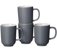Ritzenhoff & Breker Jasper - Juego de 4 tazas de café, color gris
