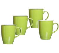 Ritzenhoff & Breker Juego de 4 tazas de café Doppio, color verde