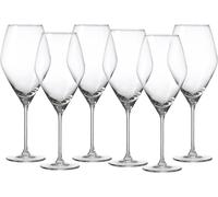 Ritzenhoff & Breker Juego de 6 copas de vino blanco de 340 ml, color blanco