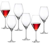 Ritzenhoff & Breker Juego de 6 copas de vino tinto Salsa (470 ml, cristal), color rojo