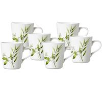 Ritzenhoff & Breker Juego de 6 tazas de café Evora de porcelana