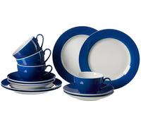 Ritzenhoff & Breker Juego de café Doppio, 12 piezas, azul, porcelana