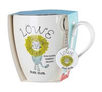 Ritzenhoff & Breker Taza de café Astro Lion, signo de la estrella con colgante, 650 ml