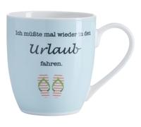 Ritzenhoff & Breker Taza de café con texto "Auszeit Variante": taza de café 500 ml Vacaciones Auszeit